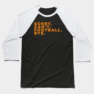 Football - Retro Type Baseball T-Shirt